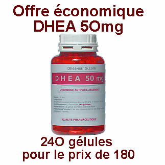 Offe DHEA 50 mg 240  gélules pour le prix de 180